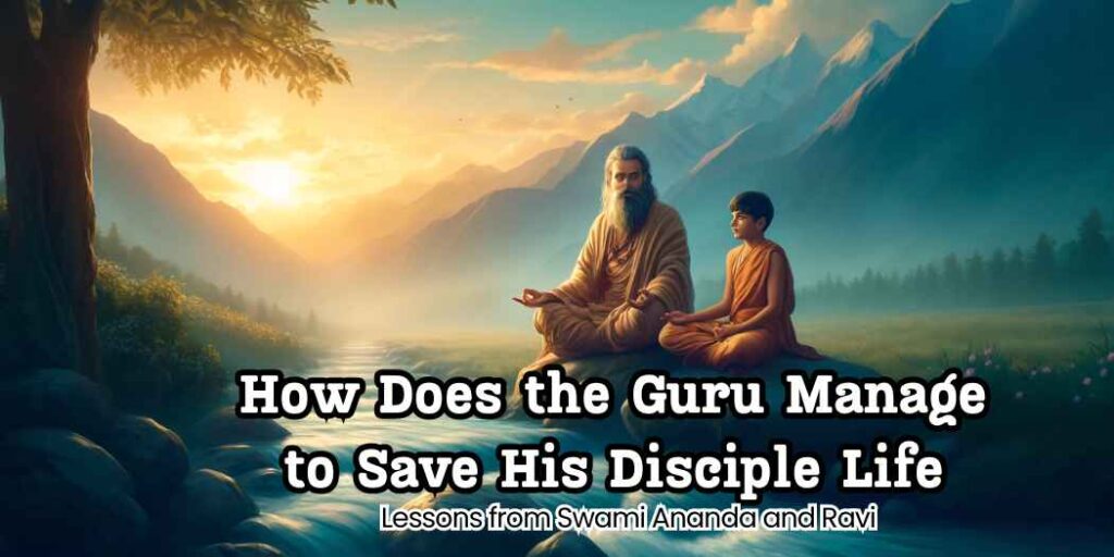 How Does the Guru Manage to Save His Disciple Life | Lessons from Swami Ananda and Ravi spiritual Self-development personal development